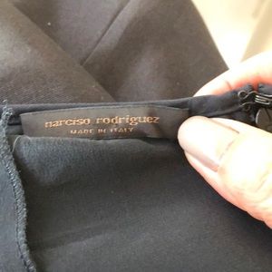 Narciso Rodriguez Vintage black silk dress.
